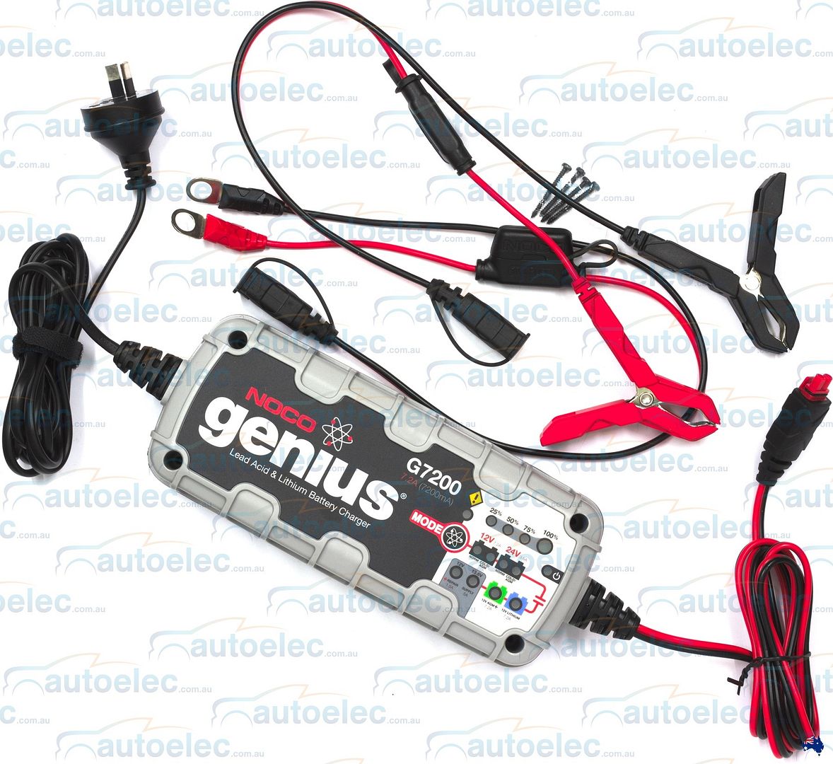 NOCO GENIUS SERIES 2 SMART BATTERY CHARGER 12V VOLT GEL AGM G7200